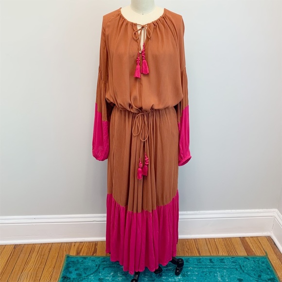 Free People Never Forget Long Sleeve Maxi Dress - Picture 5 of 15